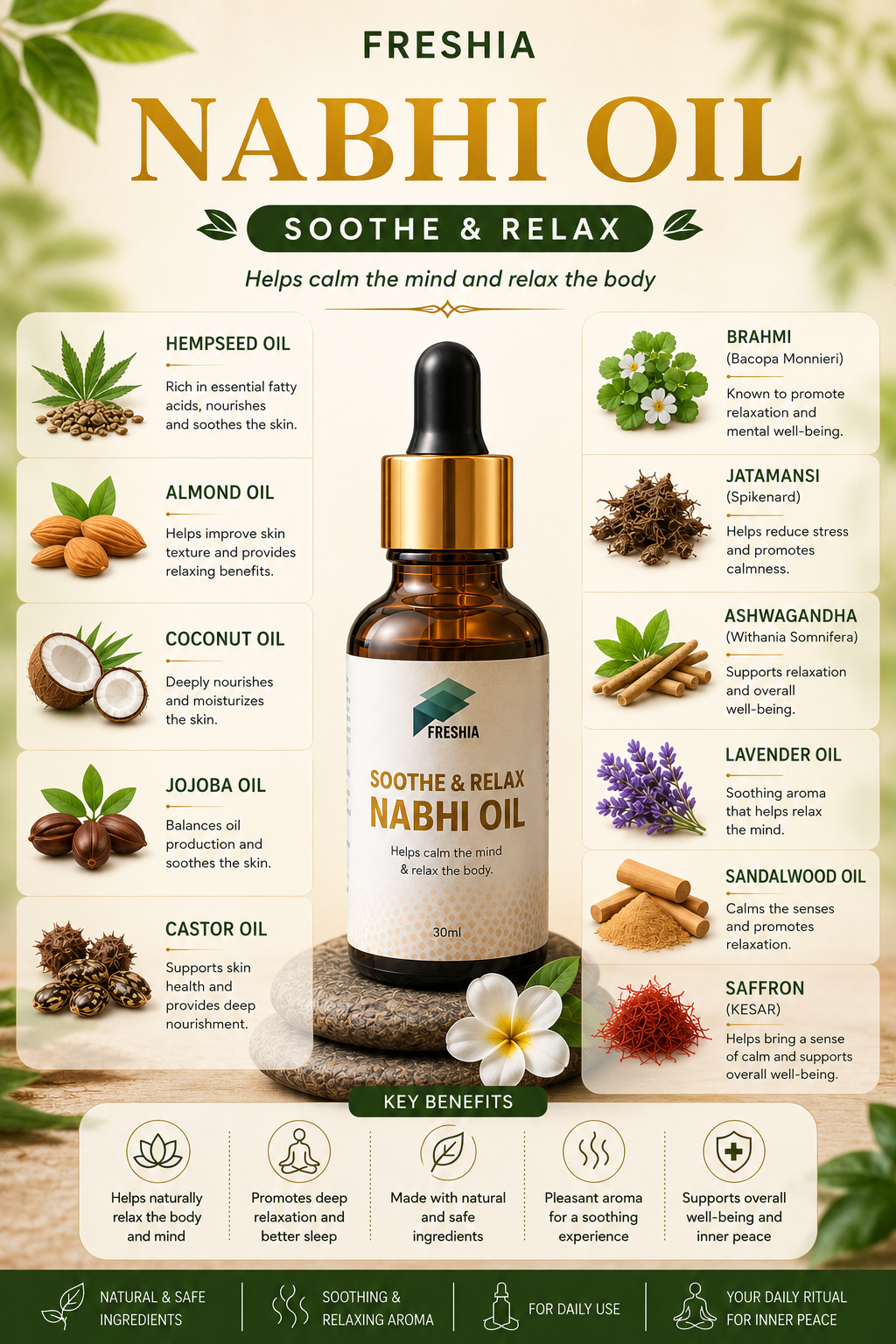 Sleep Inducing Stress Relief Nabhi Oil